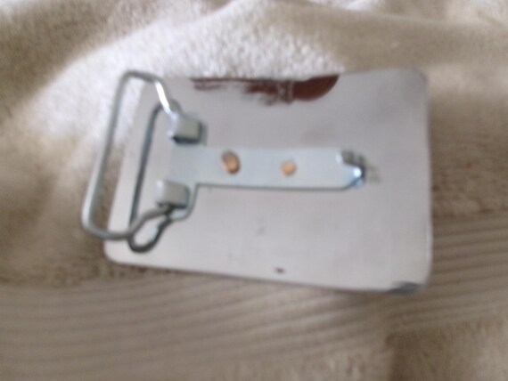 Vintag Flying Eagle "Bronze" Solid Chrome Buckle - image 2