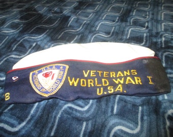 Vintage Veterans World War I U.S.A. # 608 Tracy Cal. Cap and Pin