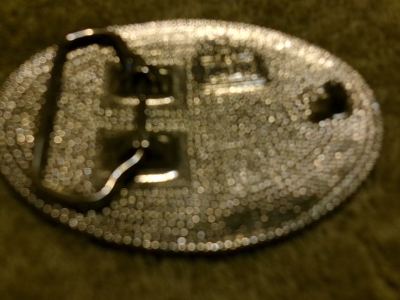 Vintage Soaring Eagle Solid Chrome Buckle by W - … - image 2