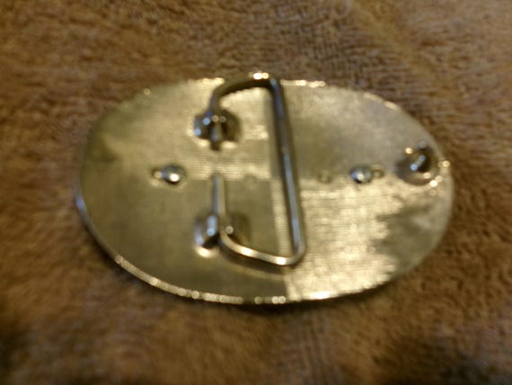 Vintage Hog Interchangeable Solid Brass Buckle - image 2