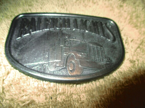 Vintage Raleigh Lights Seni Truck Steel Buckle #3