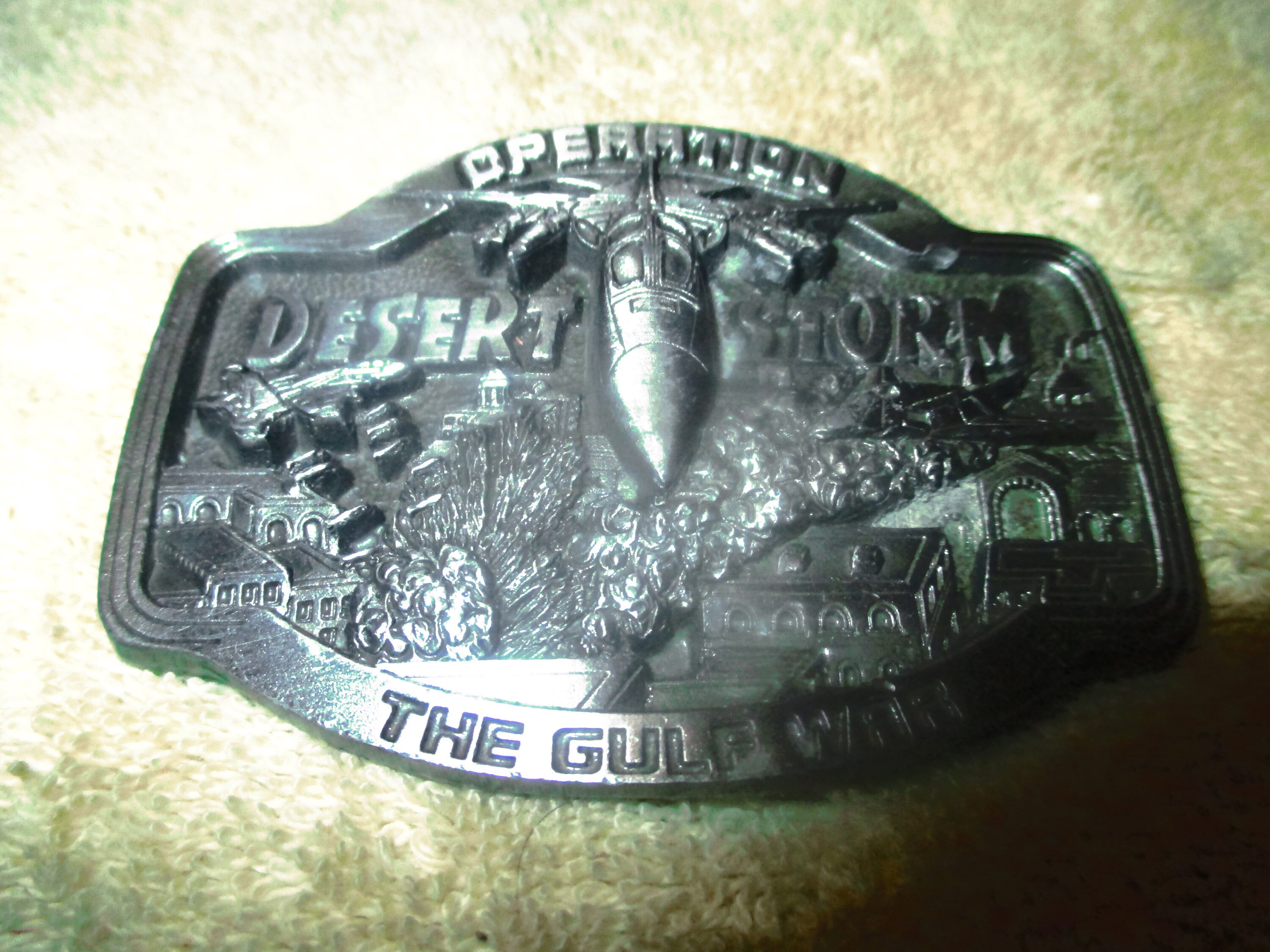Bostock Buckle 1991 Desert Storm バックル Vintage 1991 Operation Desert Storm 