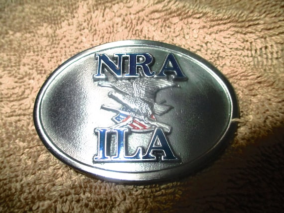Vintage NRA - ILA Small Steel Buckle # 930895 Mad… - image 1