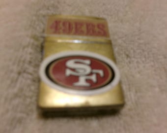 Vintage Zippo (Goldtone) S F 49er's Cigarette Lighter