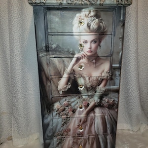 Jewelry armoire, Cabinet,  Organizer, Free standing, box, storage, gift