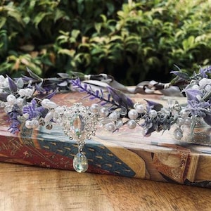 Adjustable Fairy Tale Elf Elven Princess Tiara Flower Crown Circlet Costume Forest Head Piece Wedding Diadem Headband Festival Ren Fair
