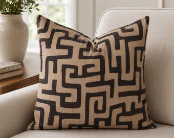 Custom Pillow cover with zip closure in Premier Prints Zuberi Gobi