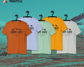 3 Cats Design - Army of Cats Creative Studio Unisex t-shirt