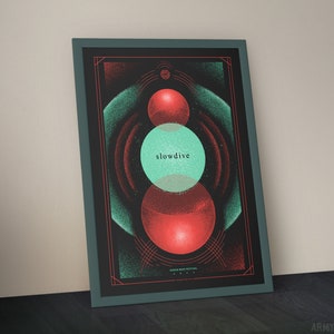 Slowdive  - Green Man 2023 - A2 silkscreen concert poster