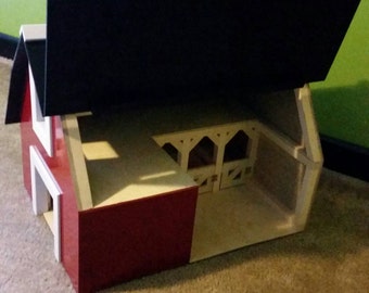 Wooden Toy Barn Etsy