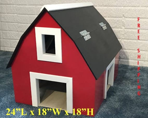 wooden play barn