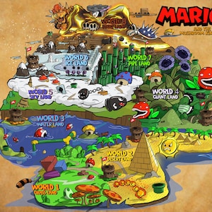 Mapa Super Mario (pobieranie cyfrowe)