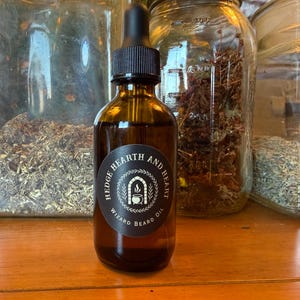 Wizard Beard Oil: Ritual Anointing & Grooming - 2 oz Amber Bottle