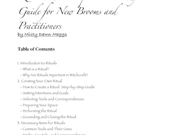 Witchery 101 - Back to Basics: Rituals and Research - PDF Instant Download