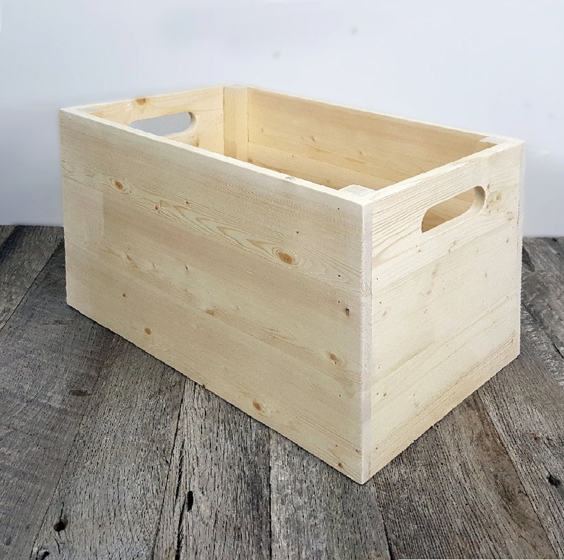 Unfinished Wooden Storage Box. Stackable tidying up Cube. Dorm Etsy