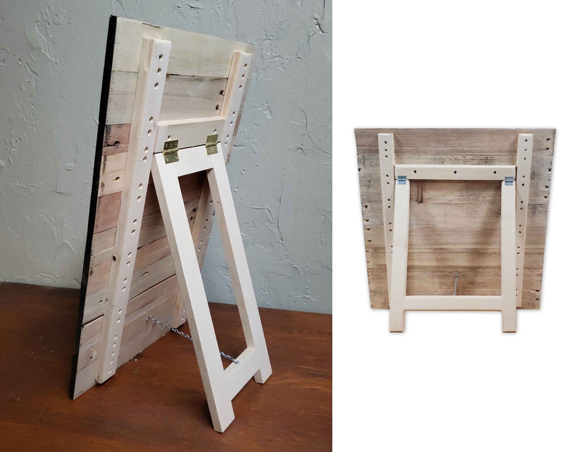 Add A Fold Away Wooden Easel Back Stand to your Panel Etsy Nederland