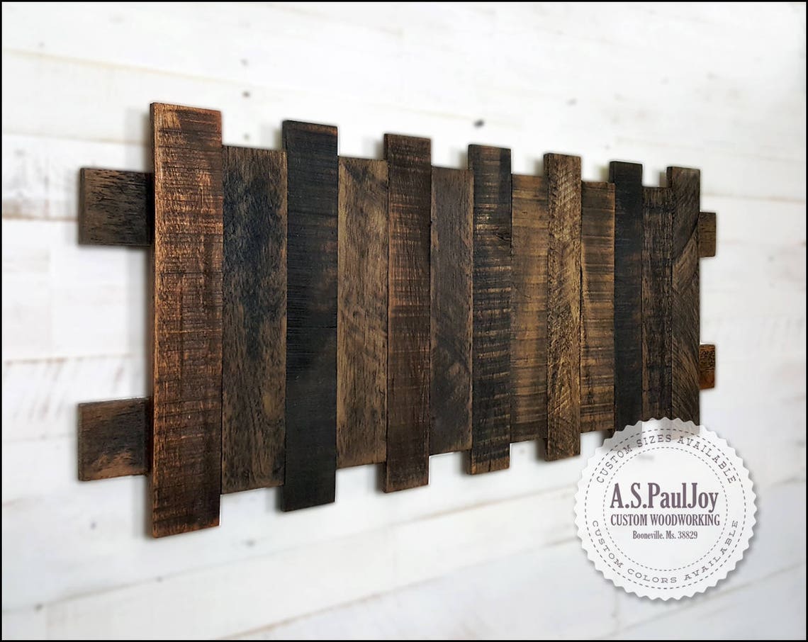 Rustic Pallet Wall Art Farmhouse Home Decor Reclaimed Wood Etsy