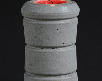 Cement Candle Holder, Future Relic #3