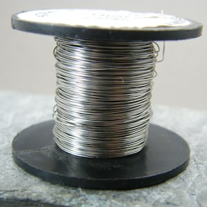 Edelstahldraht ~ 0,3mm Edelstahldraht ~ Stahldraht ~ 28g Stahldraht ~ Schmuckzubehör ~ Wire wrapping ~ Stahlschmuckdraht ~