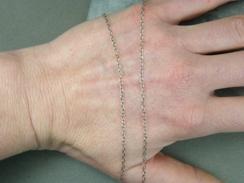 Sterling Silver Chain Silver Necklace Sterling Silver Etsy UK