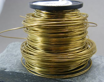 Brass wire ~ 1mm gauge bare brass wire ~ Yellow brass jewellery wire ~ 18g brass wire ~ Jewellery supplies ~ Wire wrapping ~ Jewelry wire ~