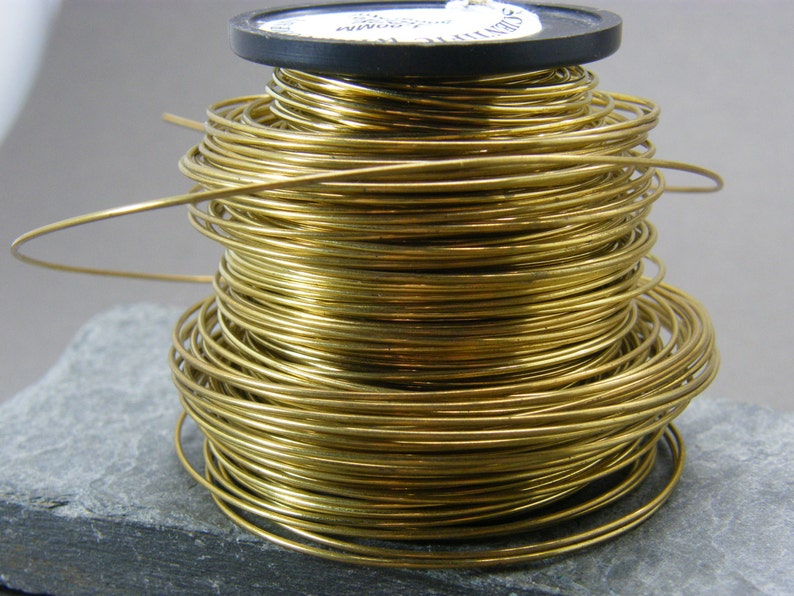 Brass Wire 1mm Gauge Bare Brass Wire Yellow Brass Etsy