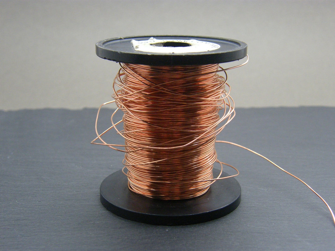 Filo Di Rame Puro Al 99,9% Calibro 22, Morbido  Mezzo Tondo , CDA N 110 Prodotto Negli Stati Uniti 100 Piedi Di Craft Wire~p113216699
