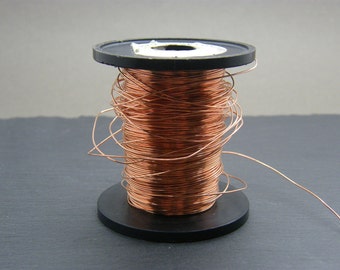 0.6mm Copper Wire: Bare or Oxidized, 22 Gauge, 10 Meter Coil