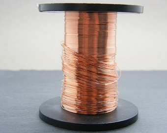 Copper wire ~ 0.4mm gauge bare copper wire ~ Antique copper wire ~ 26g copper wire ~ Jewellery supplies ~ Wire wrapping ~ Jewelry wire ~ UK