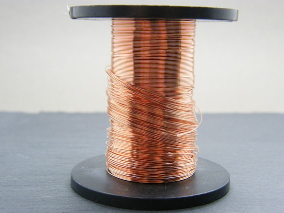 Copper wire ~ 0.4mm gauge bare copper wire ~ Antique copper wire ~ 26g  copper wire ~ Jewellery supplies ~ Wire wrapping ~ Jewelry wire ~ UK