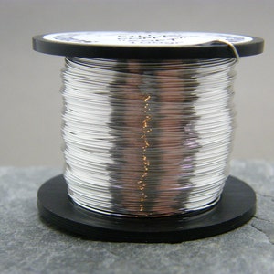 Silver filled wire ~ 0.4mm gauge ~ 26g Sterling silver filled wire ~ Jewellery supplies ~ Wire wrapping ~ Jewelry wire ~ UK supplier ~