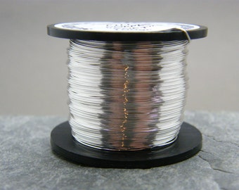 Silver filled wire ~ 0.4mm gauge ~ 26g Sterling silver filled wire ~ Jewellery supplies ~ Wire wrapping ~ Jewelry wire ~ UK supplier ~