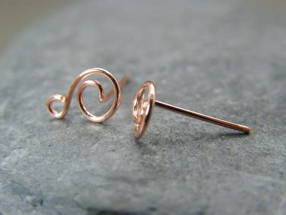 Copper earring findings sale