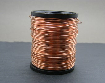 Copper wire ~ 1.25mm gauge bare copper wire ~ Antique copper wire ~ 16g copper wire ~ Jewellery supplies ~ Wire wrapping ~ Jewelry wire ~ UK