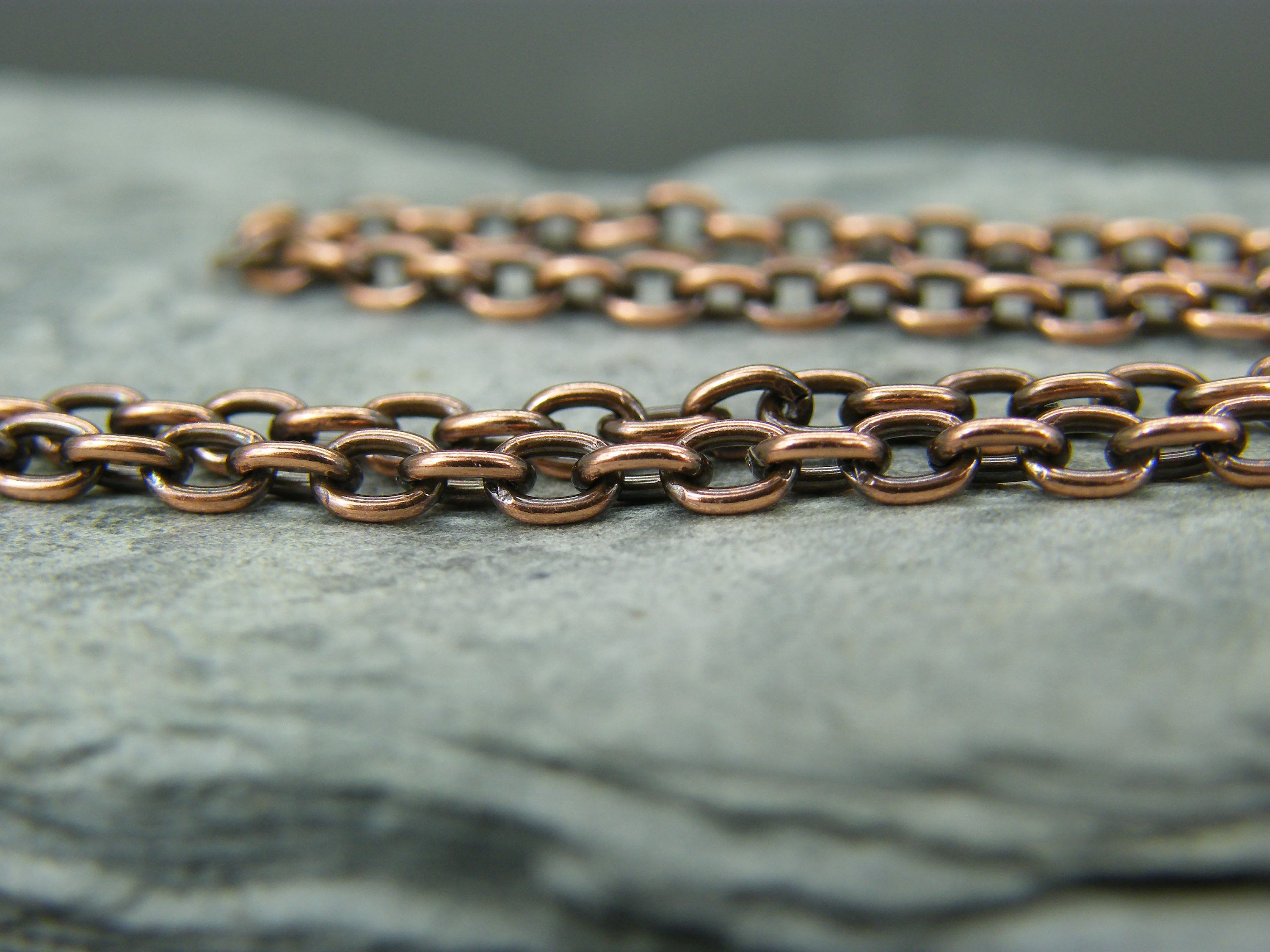 Antique Copper Chain Copper Chain Solid Copper Chain - Etsy UK