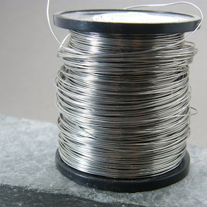 Stainless steel wire ~ 0.7mm  Stainless steel jewellery wire ~ 21g stainless steel wire ~ Jewellery supplies ~ Wire wrapping ~ Jewelry wire