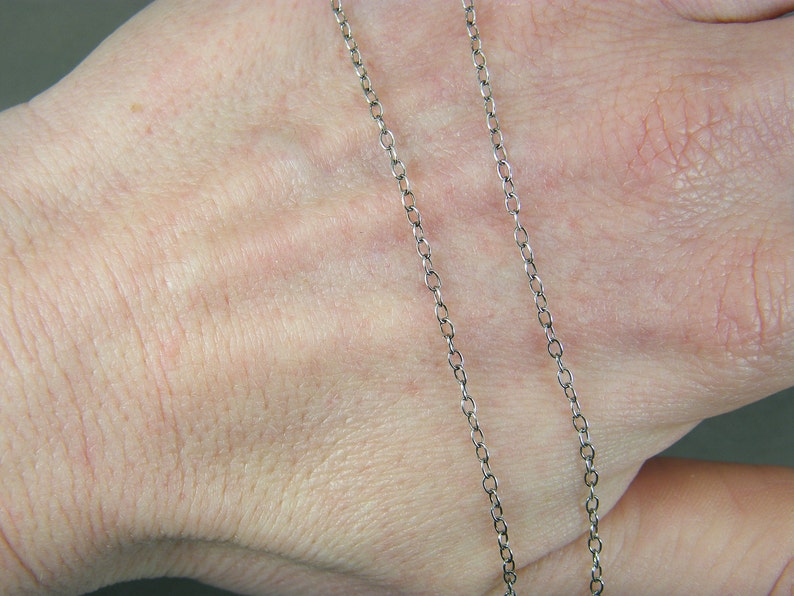 Sterling Silver Chain Silver Necklace Sterling Silver Etsy UK