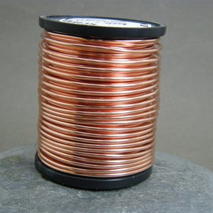 Copper wire 1.6 mm gauge bare copper wire Antique copper wire 16g copper wire Jewellery supplies Wire wrapping Jewelry wire UK image 1