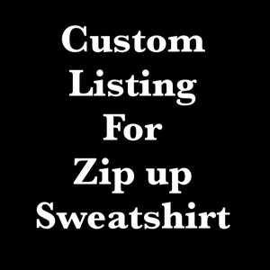 Custom Quote Zip Up Hoodie: Personalized Unisex Sweatshirt