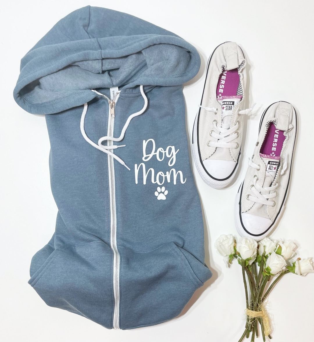 Dog Mom Sweatshirt, Fur Mom Sweater, Dog Mom Sweatshirt, Dog Full Zip