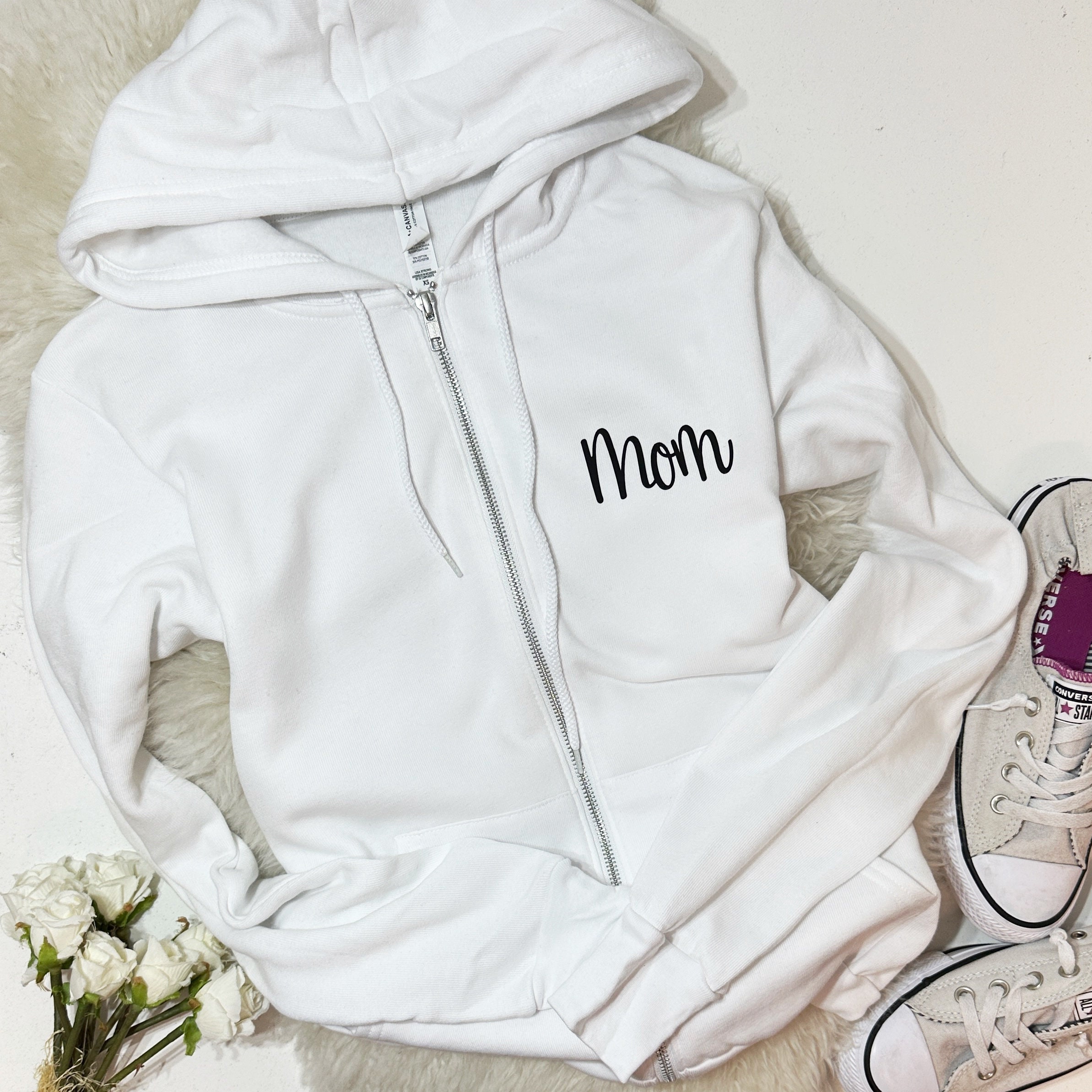 Mother of the Bride Zip Up Brida Zip up Hoodie Full Zip up Sweatshirt Wedding Wedding Party Mom Jacket Wedding Day Sweatshirt Etsy