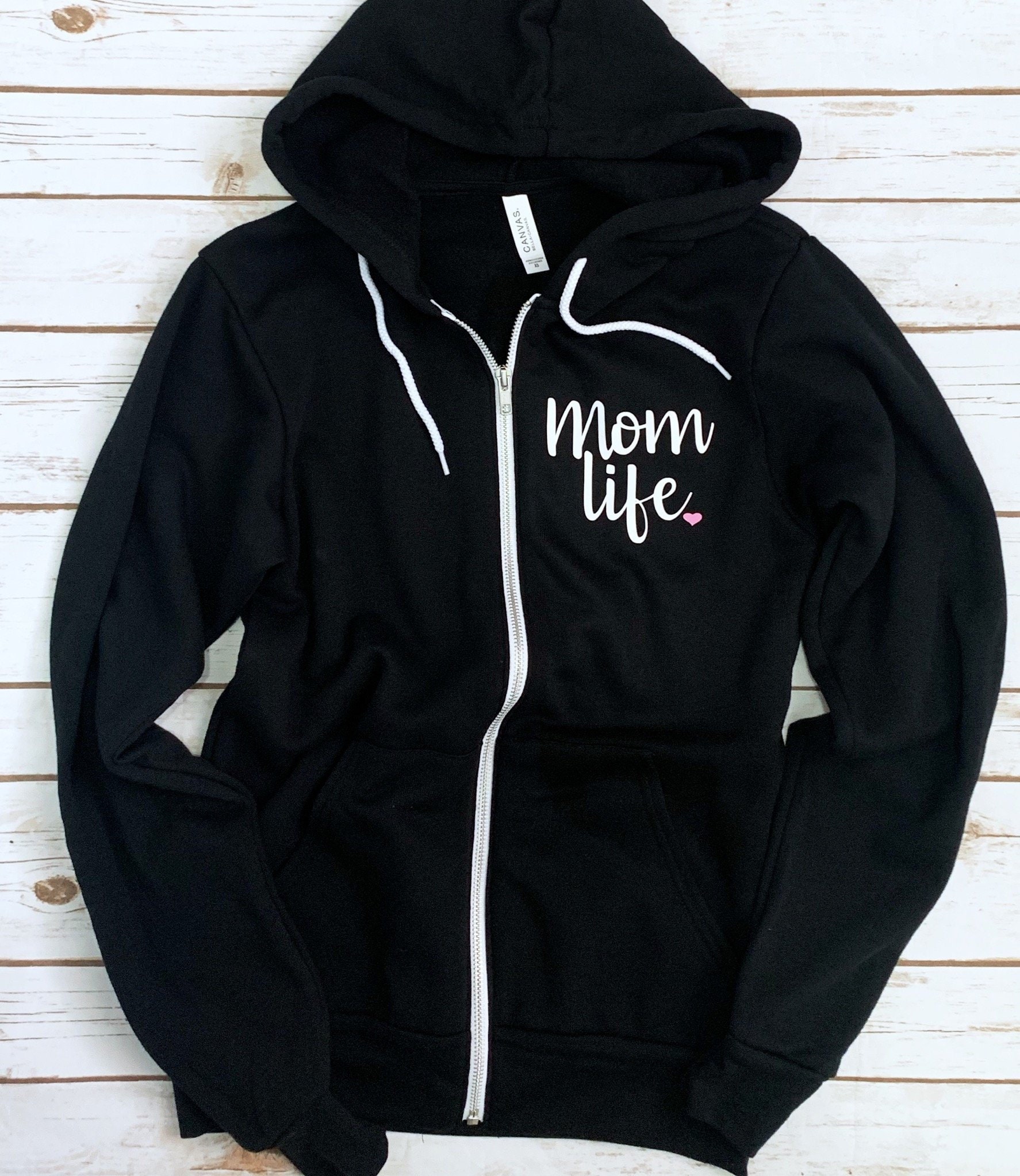 Mom Life Zip up Hoodie: Soft, Comfy, Stretchable - Etsy