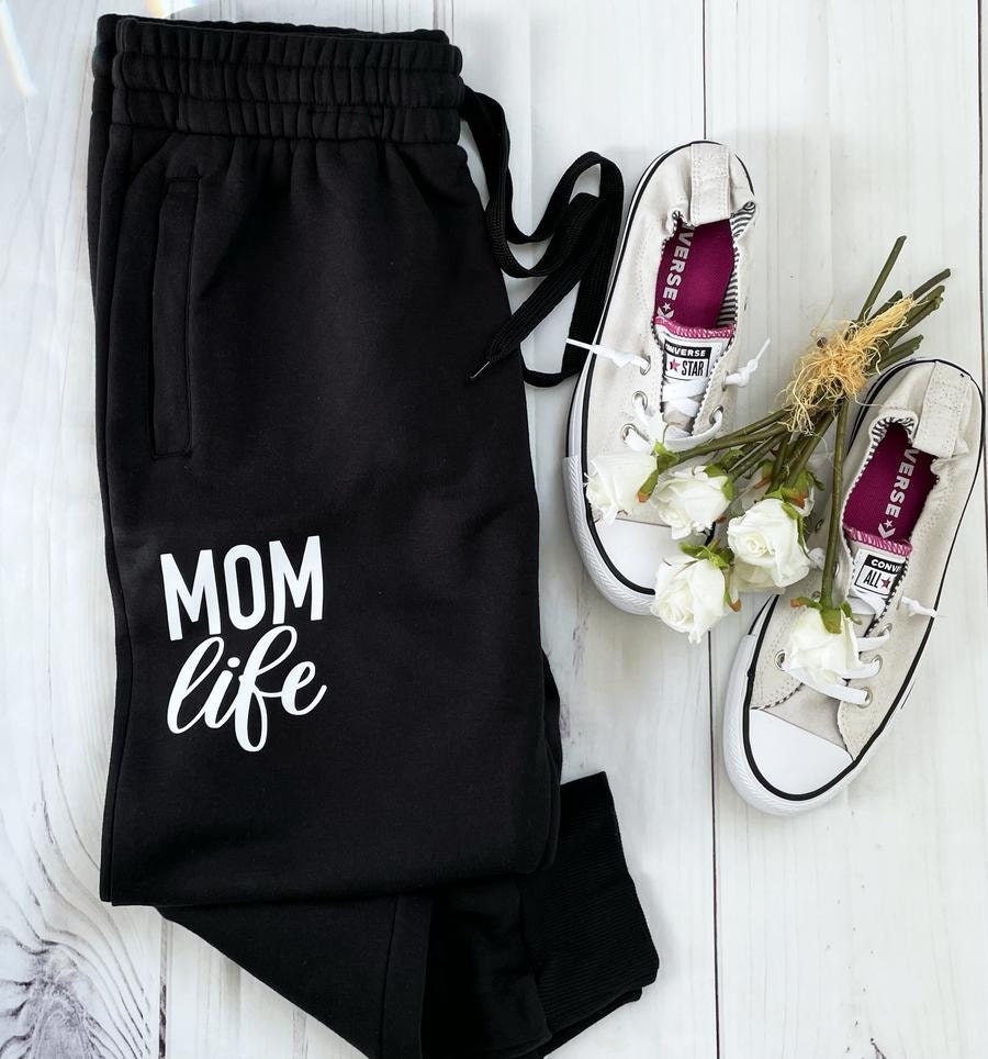 Mom Life Joggers Mom Life Sweats Mom Life Sweatpants Joggers Sweatpants Mothers Day Gift Personalized Gift Gift Etsy