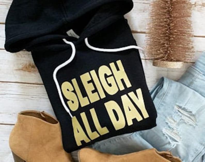 Oversized sweater Jolliest Christmas Sweater Junior and Slouchy Sweatshirt The Nuthouse Bunch options Off the Shoulder This Side of