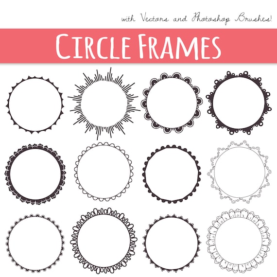 Circle Frame Designs  Free Vector Graphics, Clip Art, PSD & PNG