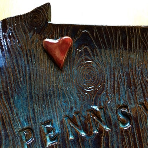 Pennsylvania Oil City/Warren-Stoneware Shaped Plate