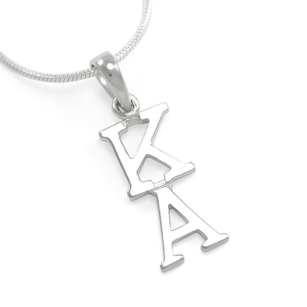 Kappa Alpha Fraternity Sterling Silver Classic Lavaliere / KA Fraternity Gifts / Graduation Gifts / Fraternity Lavaliere / Greek Accessories
