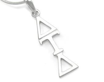 Delta Tau Delta Classic Sterling Silver lavaliere // ΔΤΔ Fraternity // Fraternity Gifts // Gifts for Him // Big Little Gifts // Lavaliere