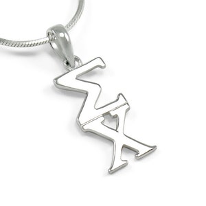 Sigma Chi Sterling Silver Lavaliere // ΣΧ Fraternity // Fraternity Gifts // Big Bro & Little Bro gifts // Greek Lavaliere // lavaliering