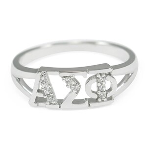 Alpha Sigma Phi Sterling Silberring / / ΑΣΦ Brüderlichkeit / / Brüderlichkeit Geschenke / / Initiation Geschenk / / Versprechen Geschenk / / griechische Schmuck / / Geschenke